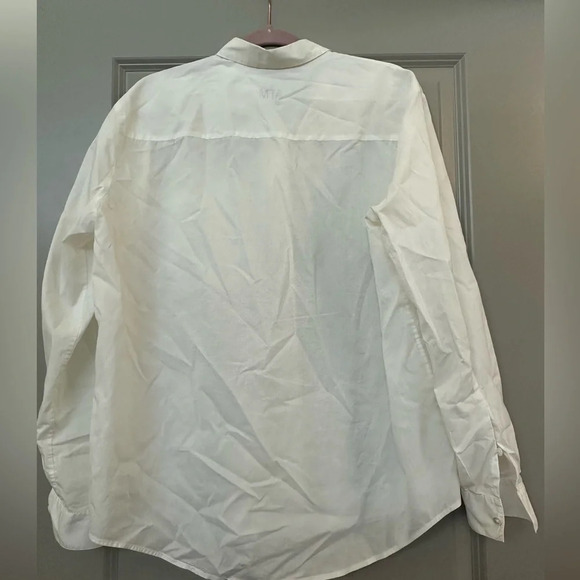 ATM White Button Down Shirt - Picture 2 of 5